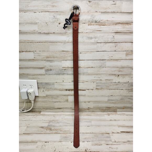 FOSSIL Men's Size Medium Brown Genuine Leather Belt - Picture 1 of 11